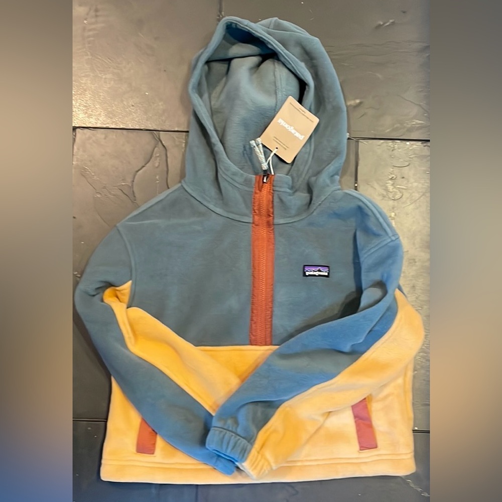 Kids' Microdini Cropped Hoody Pullover, NWT size smalll